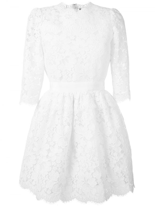 ALEXANDER MCQUEEN lace mini dress