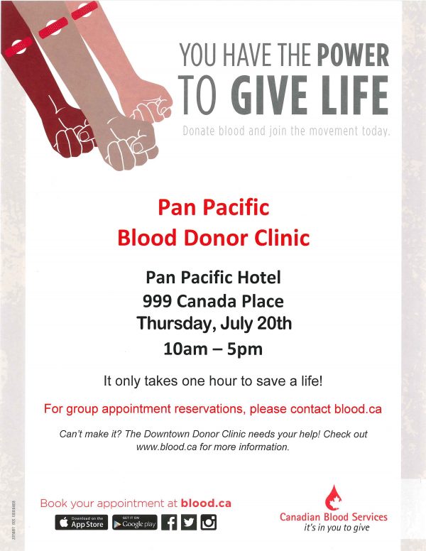 Blood Donor Clinic 2017 Letter Sized